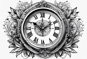Clock tattoo idea