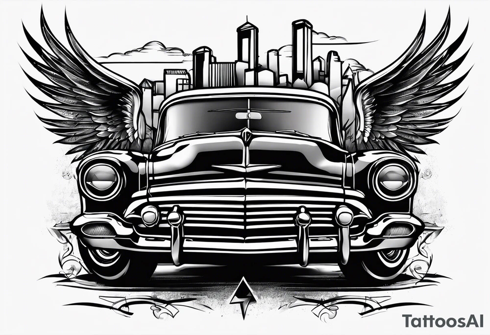 fence sign gang art car tattoo idea