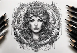 Something broken with the quote “we cannot repeat this cycle” intertwined tattoo idea