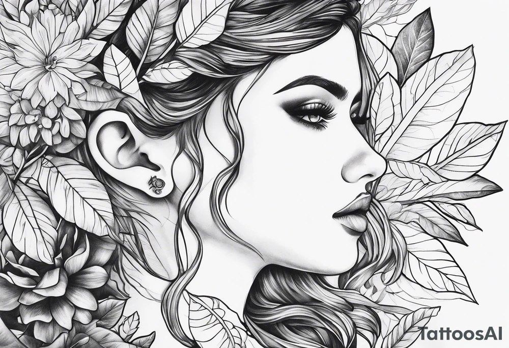Greenery tattoo tattoo idea