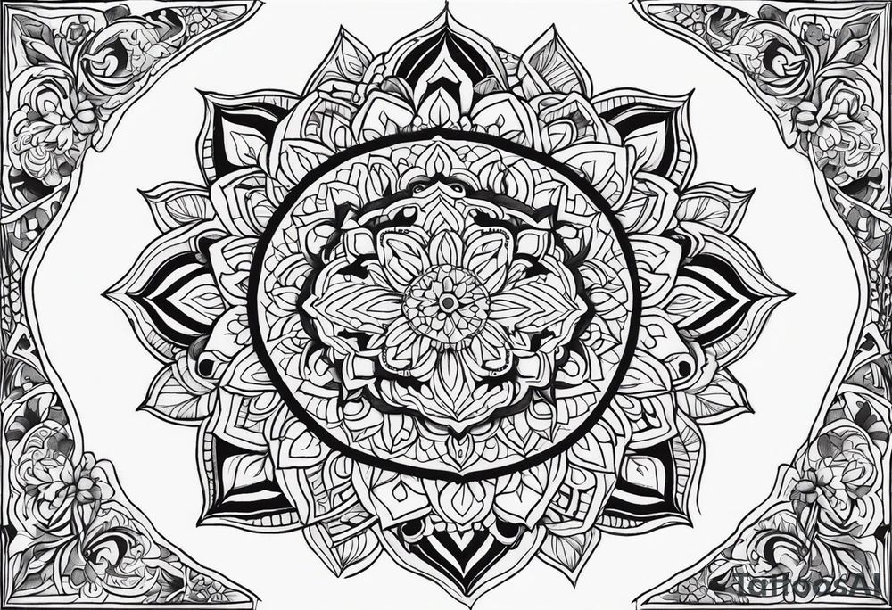 mandala tattoo idea