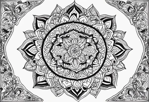 mandala tattoo idea