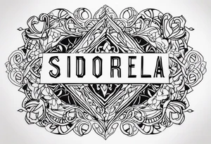 name sidorela tattoo idea