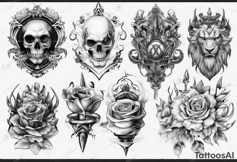 Тату рукав мужской tattoo idea