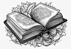 Open Book tattoo idea