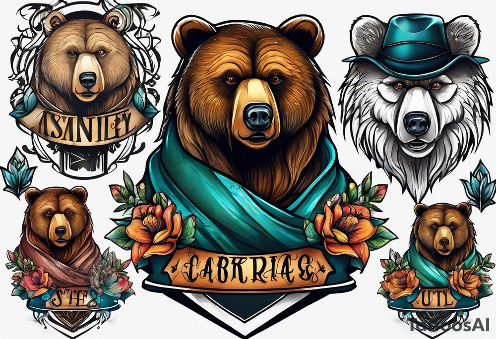 Bear Family tattoo idea