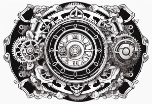 Steampunk Gear tattoo idea