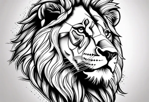 tall Raven chest facing out tattoo idea