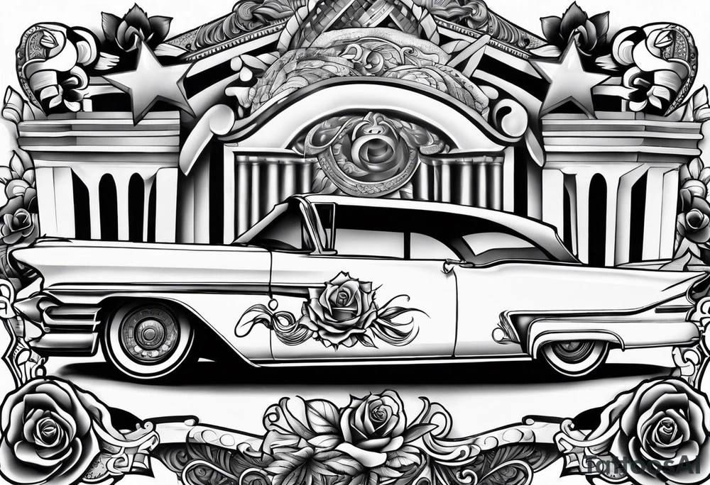 chicano lowrider tattoos tattoo idea