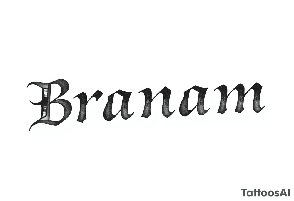 Branam tattoo idea