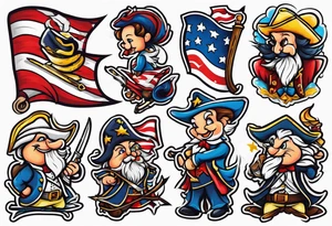 American revolution tattoo idea