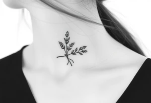 sage bundle tattoo idea