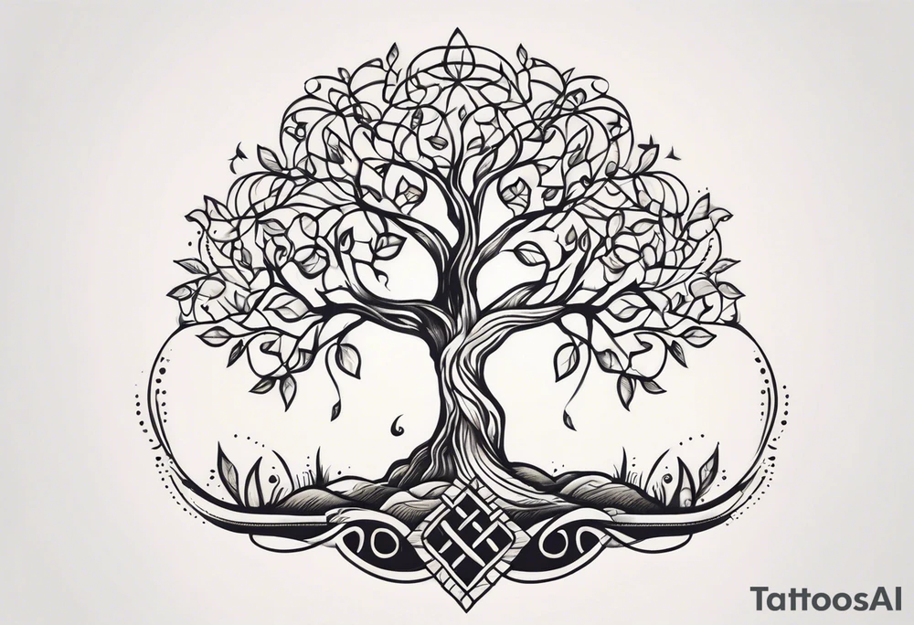 tree of life tattoo idea