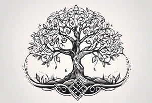 tree of life tattoo idea