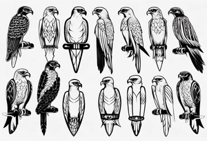falcon tattoo idea