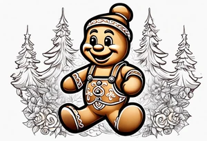 gingerbread man from shrek tattoo idea