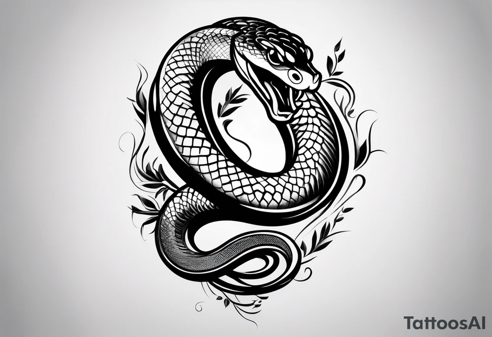 snake tattoo idea