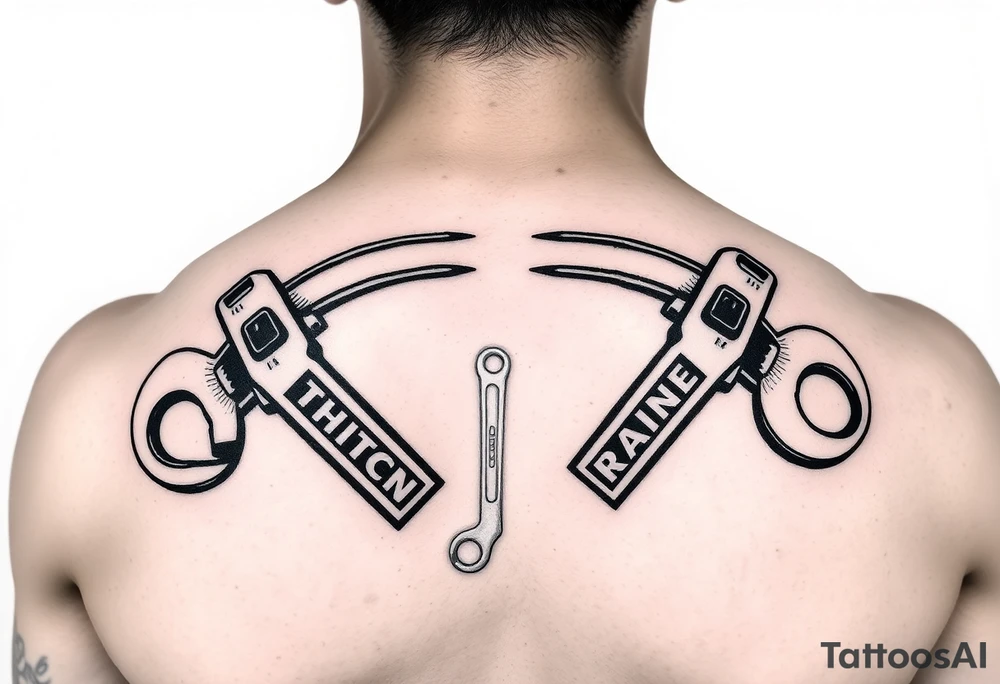Straight Pipe Wrenches tattoo idea
