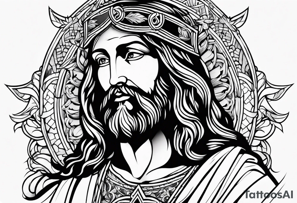 jesus tattoo idea