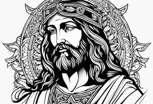 jesus tattoo idea