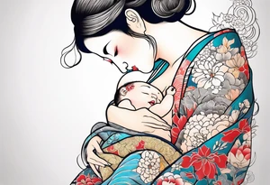 Breastfeeding tattoo idea