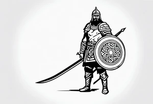 slavic warrior tattoo idea