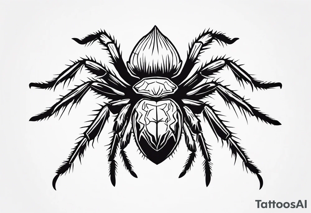 Tarantula tattoo idea