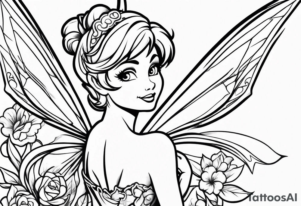 Tinker Bell tattoo idea