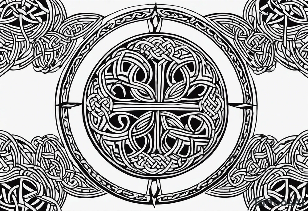 celtic circle tattoo idea
