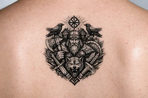 Old slavic powerful tattoo tattoo idea