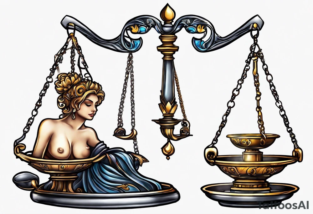 Libra tattoo idea