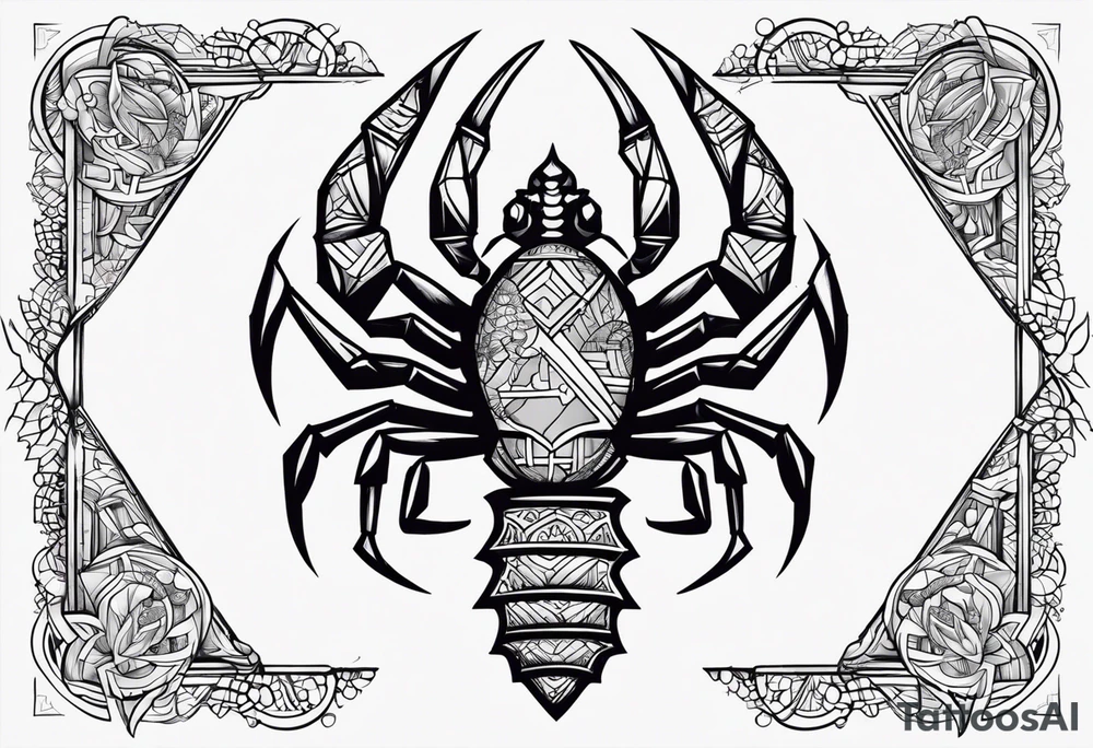scorpio tattoo idea