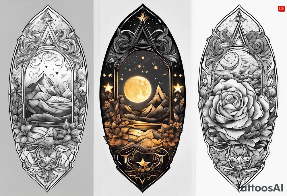 Night light tattoo idea