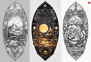 Night light tattoo idea