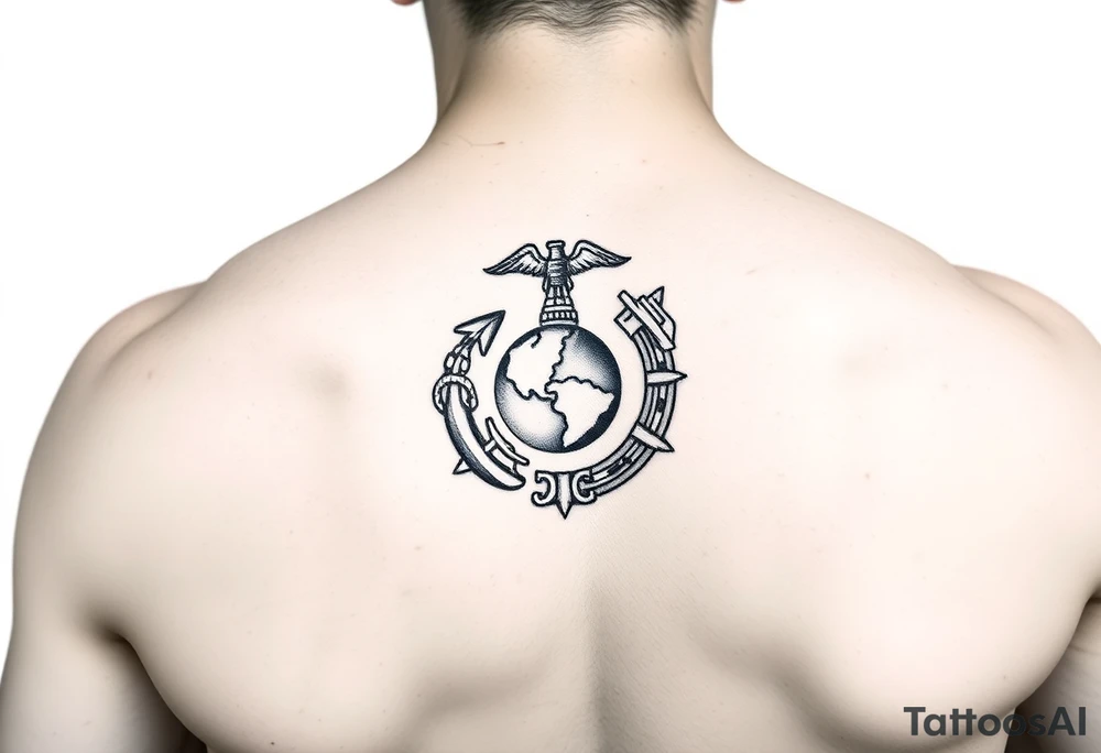 Republic of Korea
                Marine Corps tattoo idea