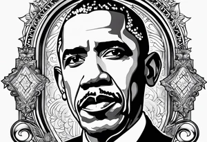 holy obama tattoo idea