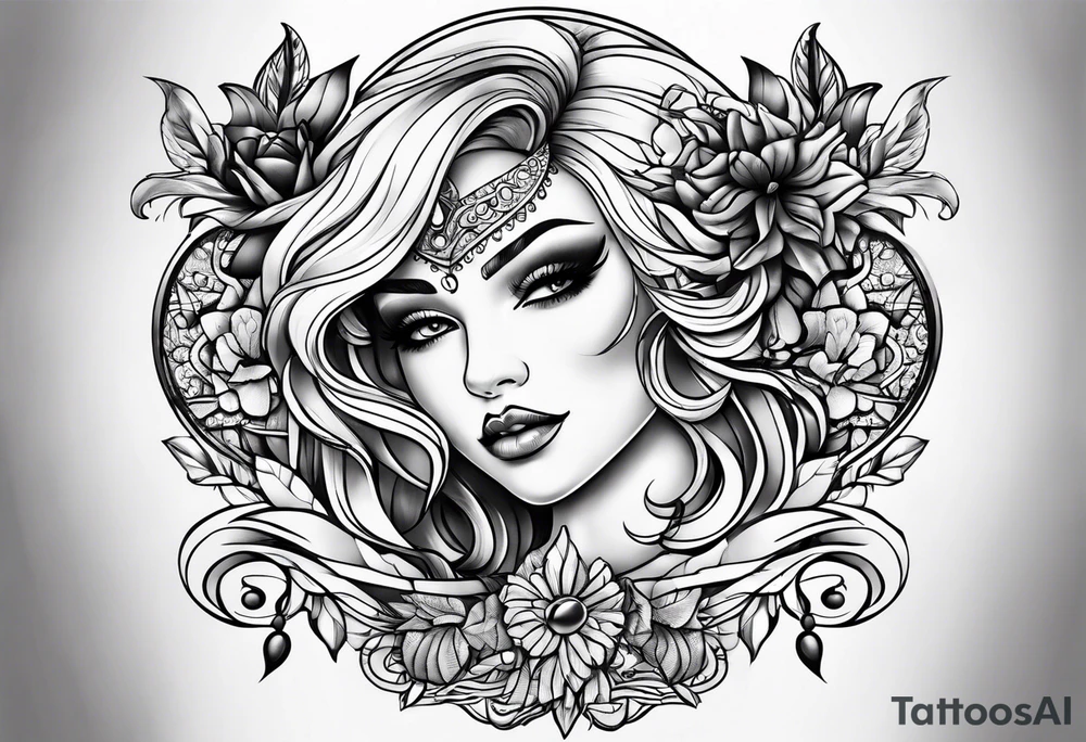 My girls name Imogen tattoo idea