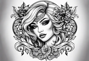 My girls name Imogen tattoo idea