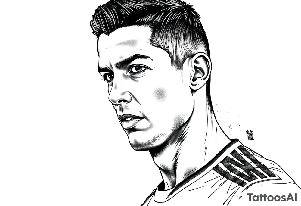 Cristiano Ronaldo tattoo idea