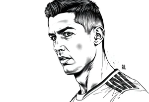 Cristiano Ronaldo tattoo idea