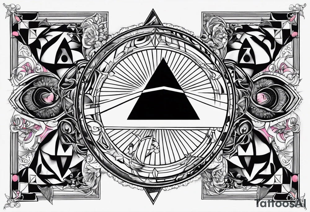 tatoo related to rock and metal bands pink floyd nirvana mattlica tattoo idea