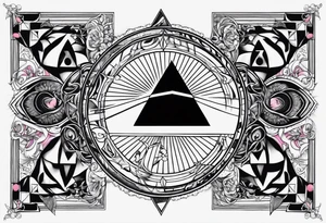 tatoo related to rock and metal bands pink floyd nirvana mattlica tattoo idea