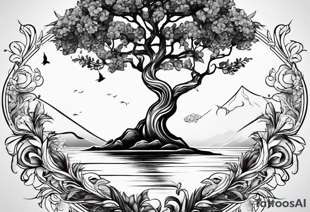 árbol de vida tattoo idea