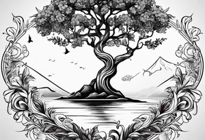 árbol de vida tattoo idea