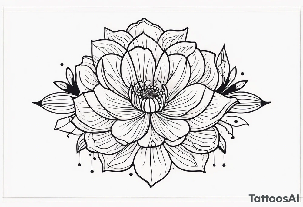 Flower tattoo idea