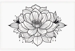 Flower tattoo idea
