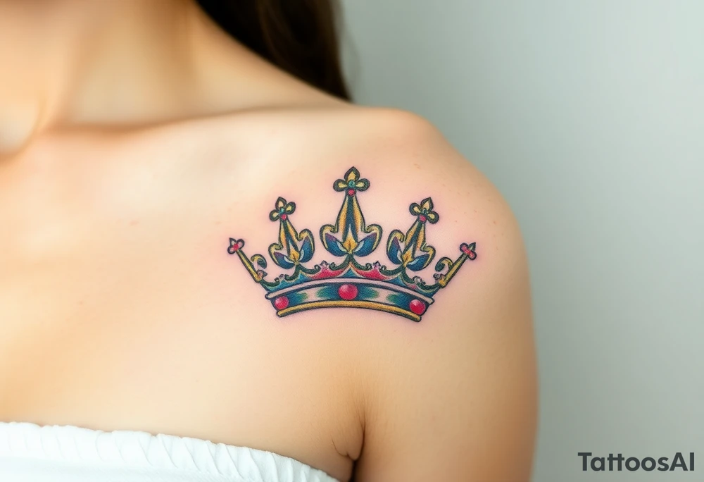 Royalty crown tattoo idea