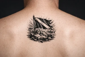 dive flag tattoo idea