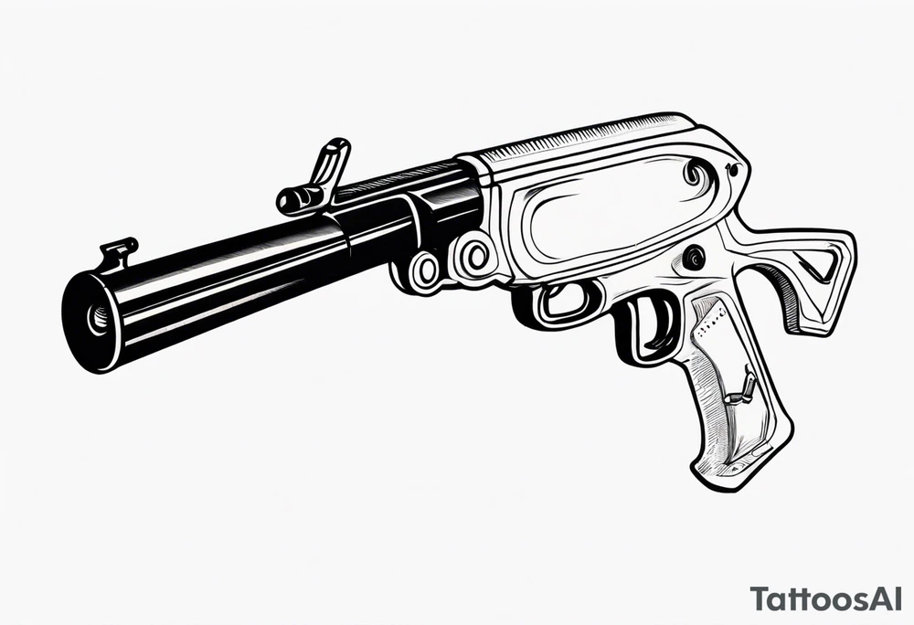 capricorn with sunglasses and a shotgun tattoo idea