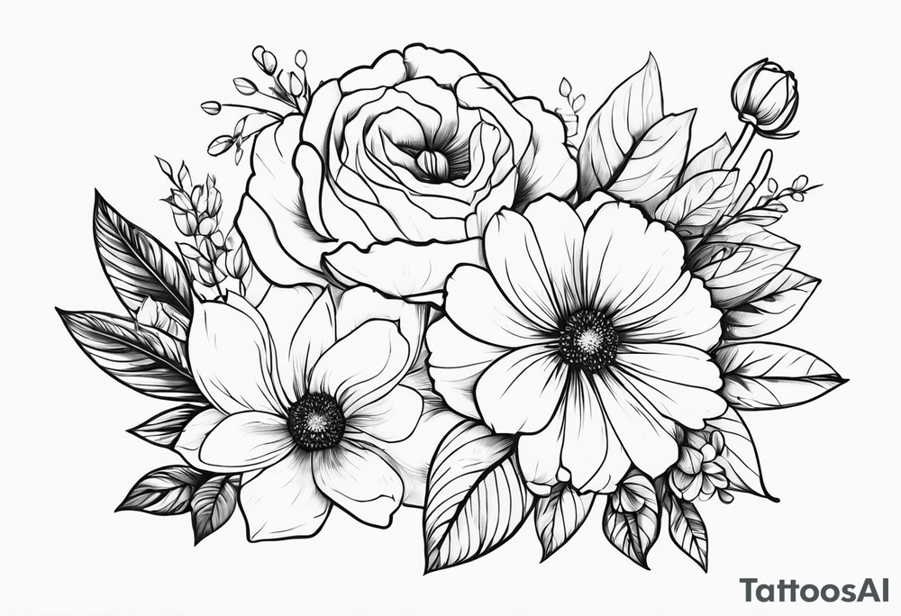 name, Charlotte, flowers tattoo idea